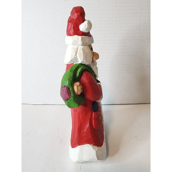 VTG SANTA CLAUS With TOY SACK 8 INCH Figurine RARE. EXCELLENT CONDITION HOLIDAY - Picture 2 of 8